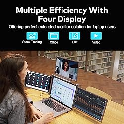 VILVA 14 Inch Laptop Screen Extender,FHD 1080P IPS