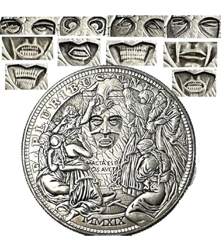 Amazon.com: Moneda de recuerdo de la colección Devil Satan The