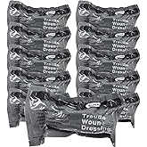 6 Inch Israeli Bandage, Portable Vacuum Sealed, Compression Pressure Dressing Trauma Wound Seal Bandages for Outdoor Battle Combat Tactical Travel Hiking Cycling (10 pcs)