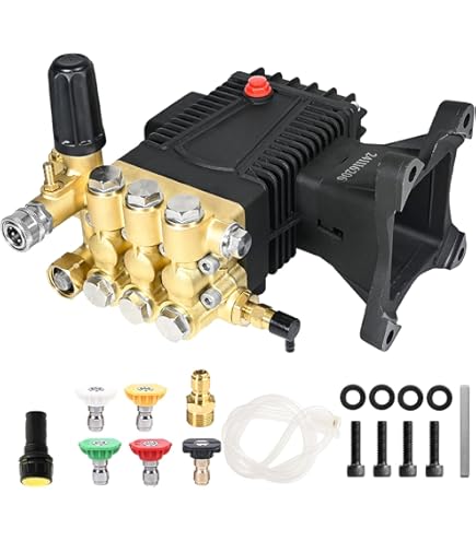 Amazon.com : AR RRV4G40D-F24 Triplex Pressure Washer Pump : Patio
