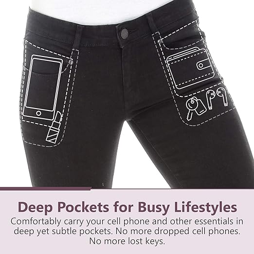 jeans with deep pockets