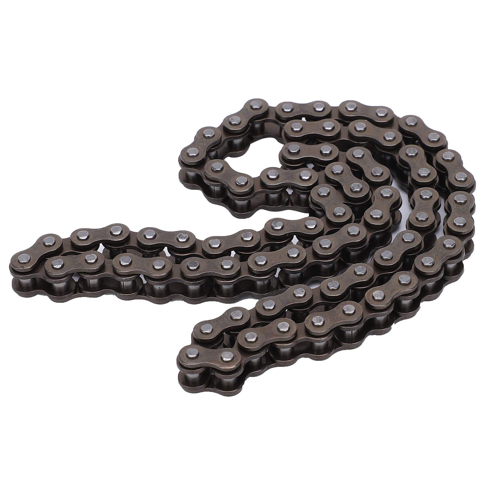 VGEBY Electric Scooter Accessory, 25H 76 Links Chain Heavy Duty Steel Chain Anti‑Rust Wear‑Resistant Scooter Chain Suitable for Electric Scooter Electric Scooter