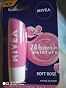 Nivea Lip Soft Rose Blister Pack – Packung Mit 3 Stück | Pflegender Lippenbalsam Mit Rosenglanz & Jojobaöl