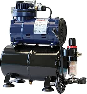 Amazon Com Paasche D3000r 1 5 Hp Compressor With Tank Regulator
