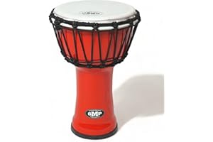 GMP Colourful 7"x12" Composite Djembe (Red, 7")