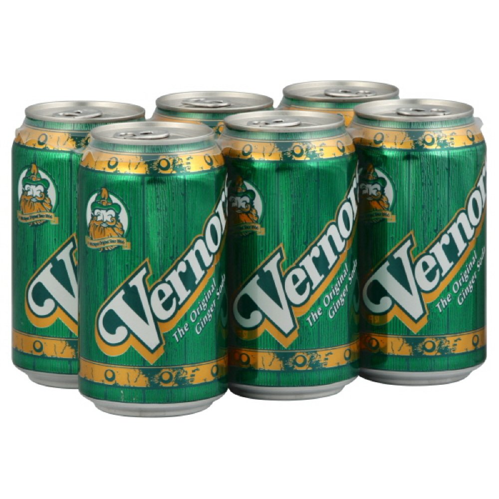 Amazon Com Vernor S Ginger Ale 6 Count Pack Of 4 Grocery Gourmet Food