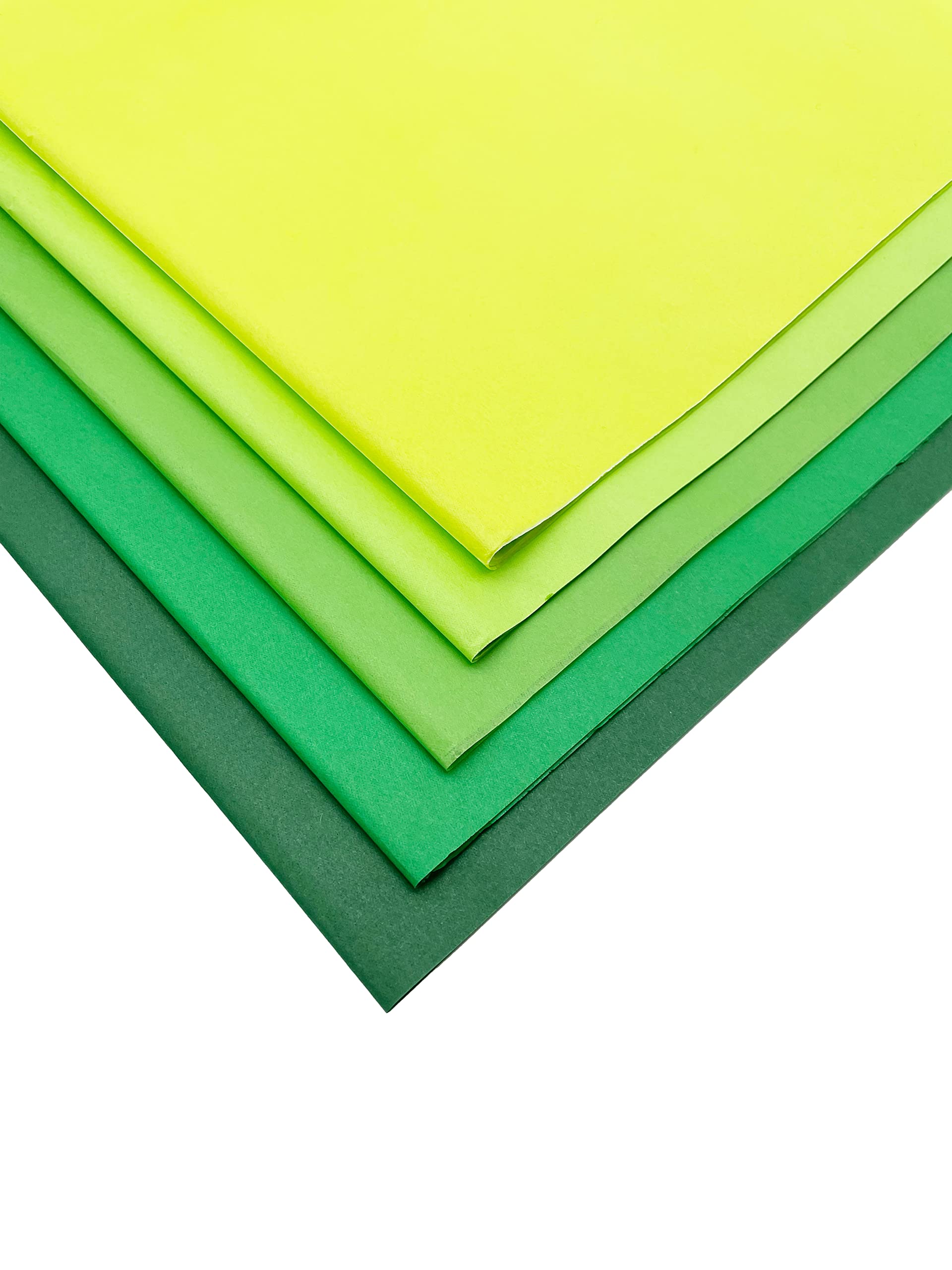 Green St Patricks Theme Tissue Paper for Gift Wrapping (5 Assorted Colors), Packaging, Floral, Birthday, Christmas, Halloween, DIY Crafts and More 15