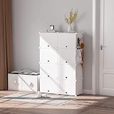 HOMIDEC 28-Pair 7-Tier Shoe Rack Storage Cabinet Dustproof Organizer view 2