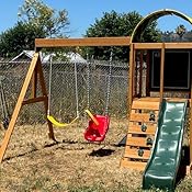 kidkraft ainsley wooden swing set assembly