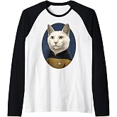 Star Trek: The Next Generation Data Cat Portrait Raglan Baseball Tee