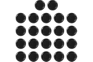 Levenger Circa Discs Binder Rings for Discbound Notebooks System, 22 Pack, Black, 1/2-Inch