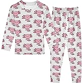 SLHKPNS Pajama Sets Long Sleeve Soft Comfy Sleepwear 2 Piece PJS 3-8 Years