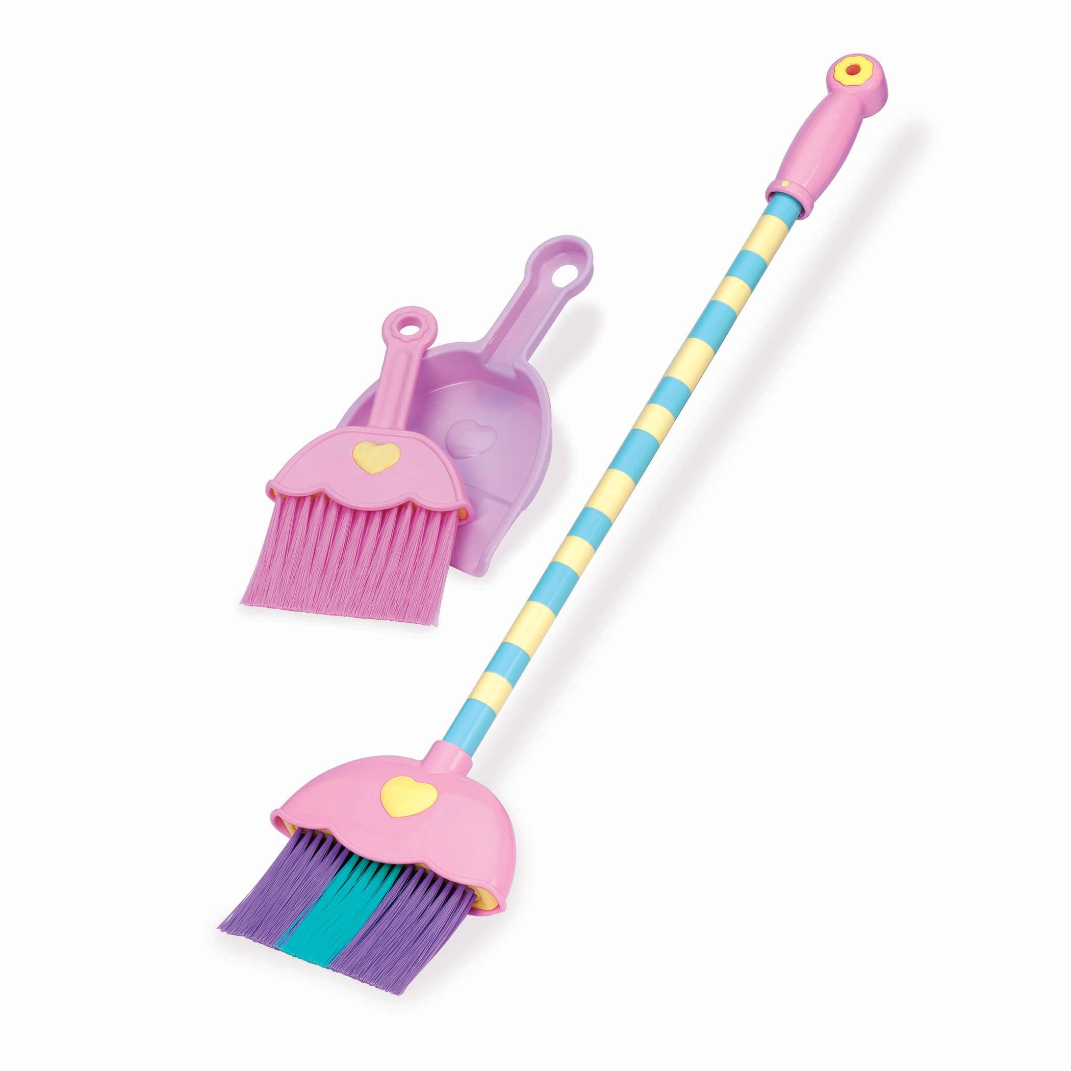 Play Circle by Battat Mighty Tidy Sweeping Set Colorful Broomstick
