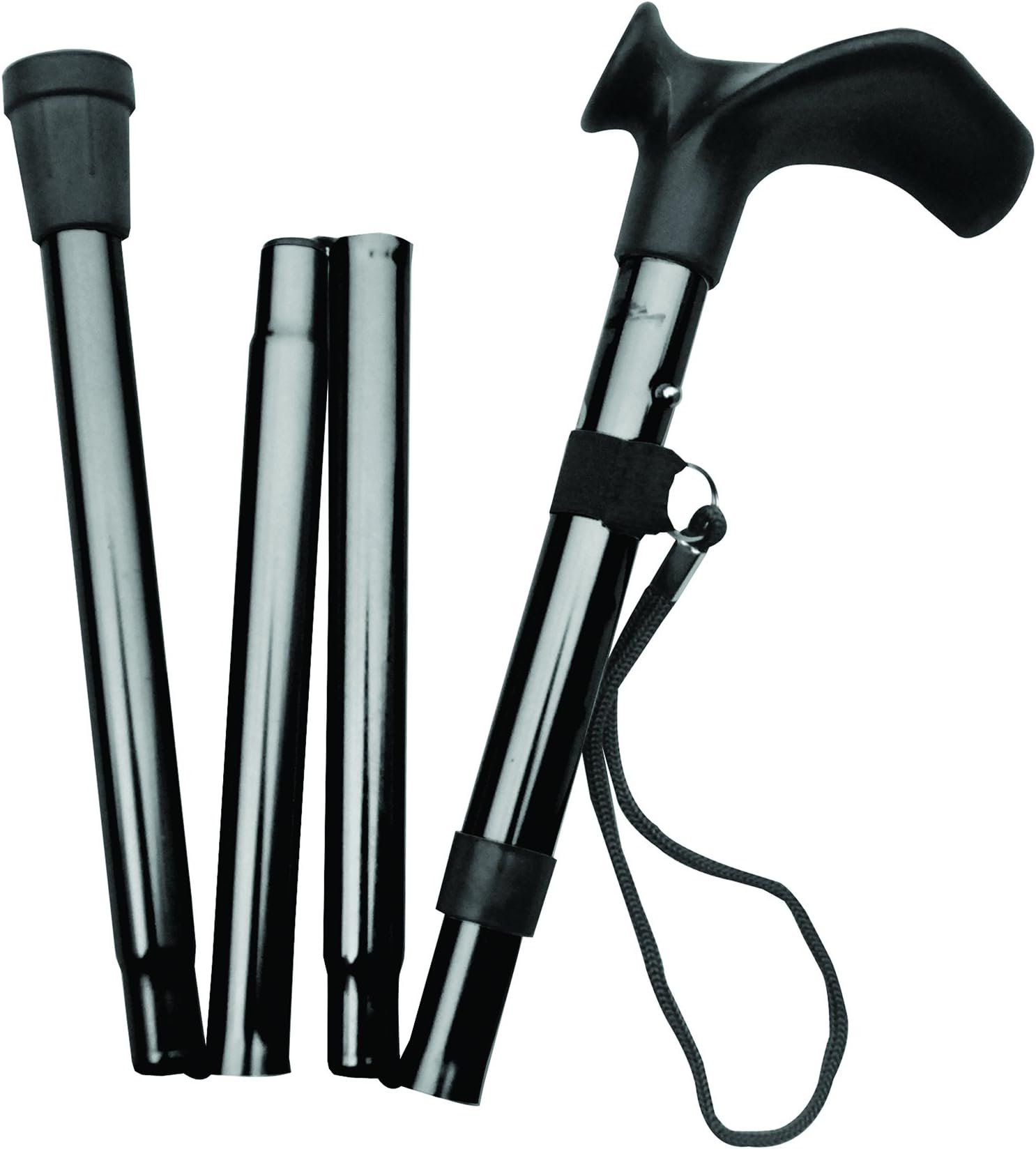 Ergonomic Right Handed Folding Walking Stick - Health