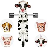 Cow Funny Hand Towels for Bathroom Kitchen - Cute Decorative Cow Decor Hanging Terry Cloth Face Towels Ultimate Absorption - Mothers Day Christmas House Warming Birthday Gifts for Women Cow Lovers
