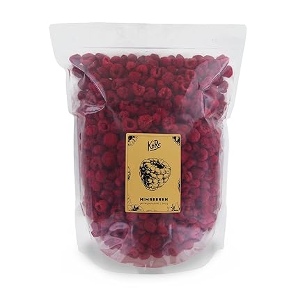 KoRo | Gefriergetrocknete Himbeeren | 500 g | Trockenfrüchte | Frucht | Pflanzlich | Naturkost | Schonend Getrocknet