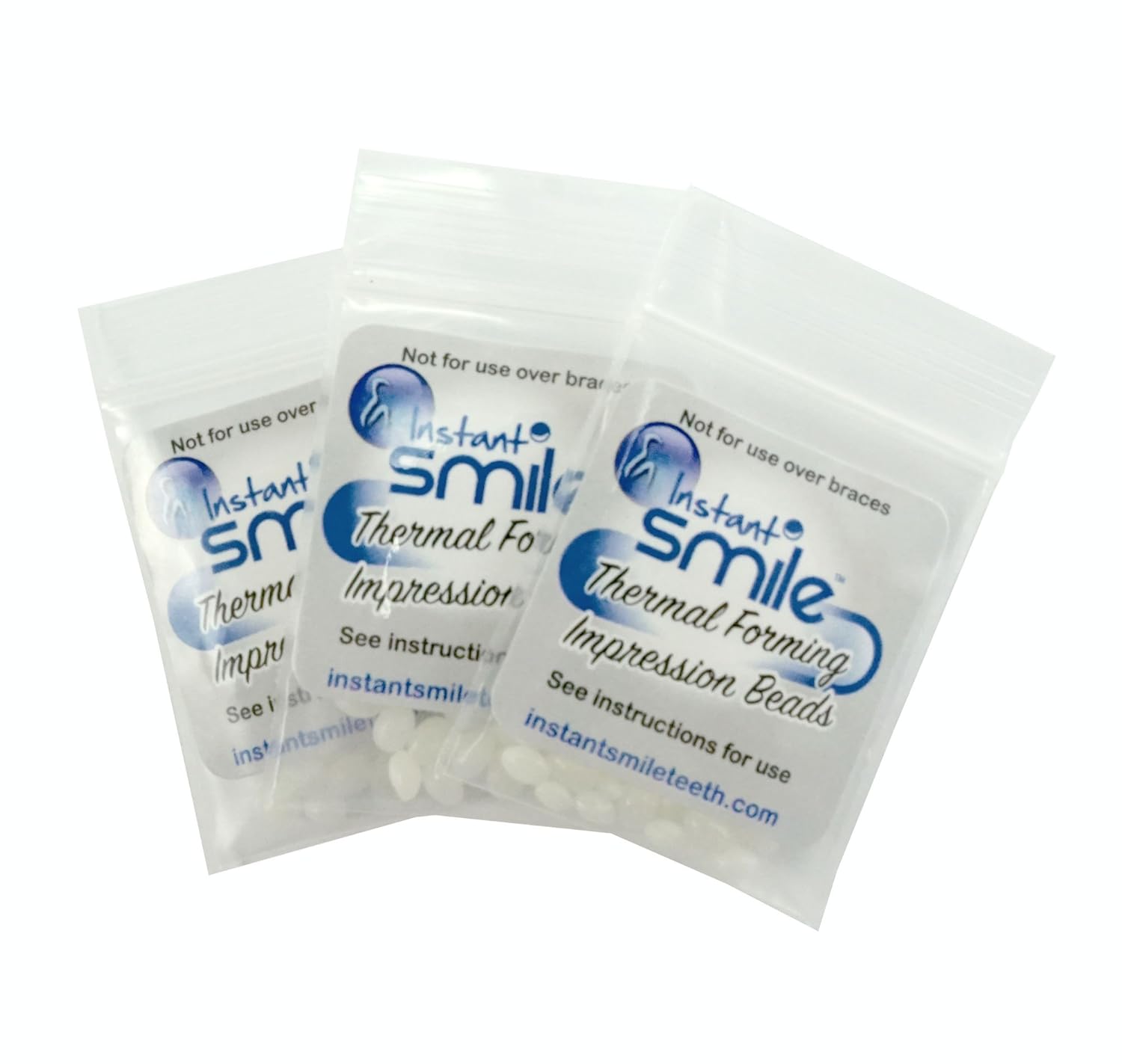 Fitting Beads, 3 Pack Included, Can Be Used For Any Billy Bob Teeth OR Instant Smile Teeth!: Beauty