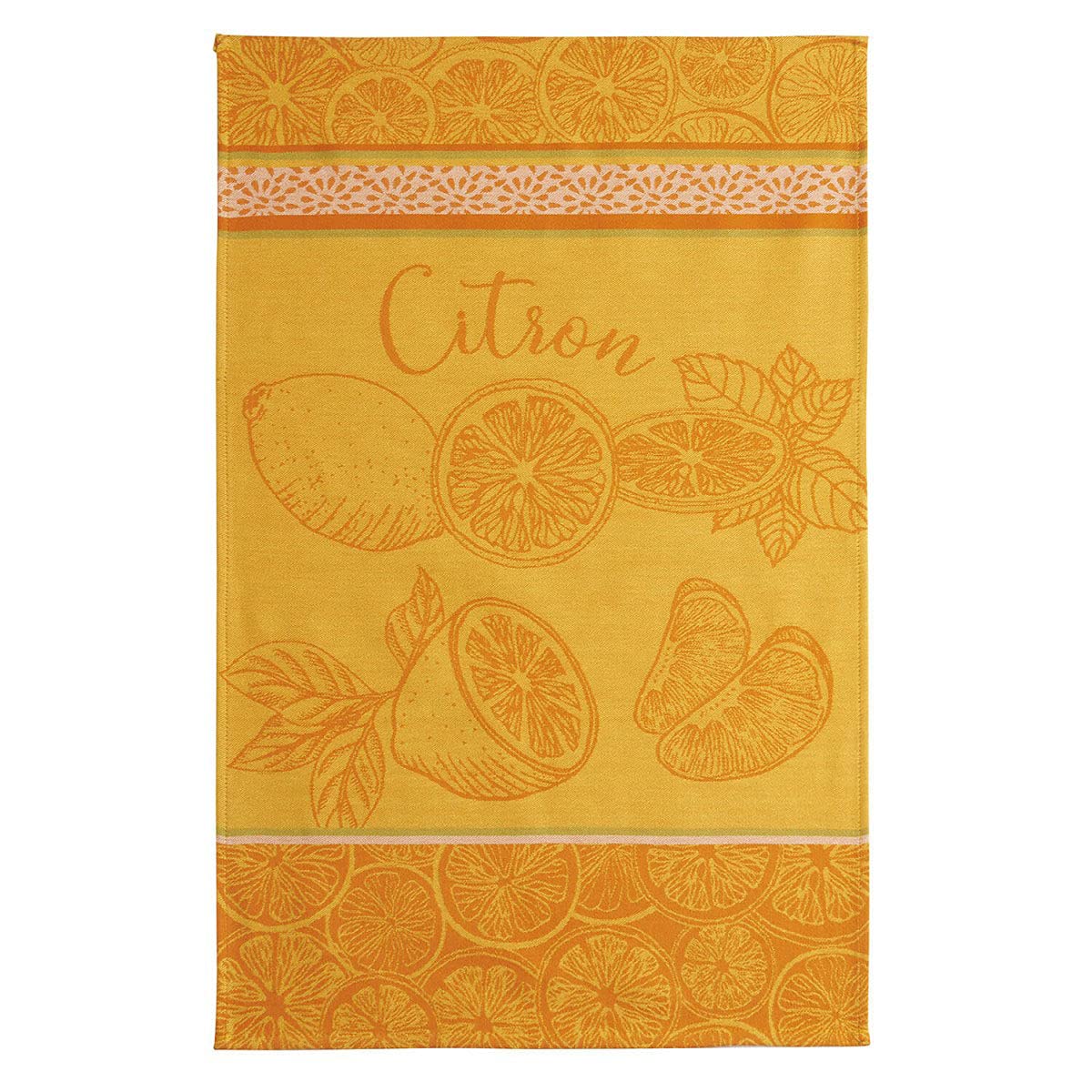 Coucke Jacquard Tea Towel Lemon — image 1