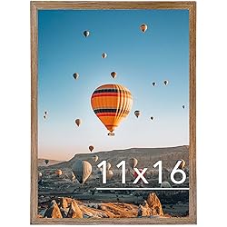 JCJMY 11x16 Picture Frame Rustic Brown for Wall