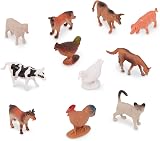 Terra by Battat 60pcs Farm Animals Toy Tube - Educational Playset view 7