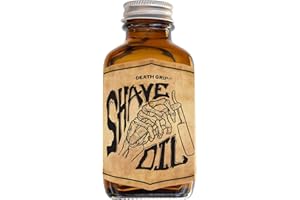 THE VINTAGE GROOMING CO. Shave Oil Tea Tree Pre-shave Soften Bristles | For All Natural Razor Glide | Preshave During & AfterShave To Soothe & Soften Skin & Facial Hair by Death Grip | 3oz Bottle | Made In The USA
