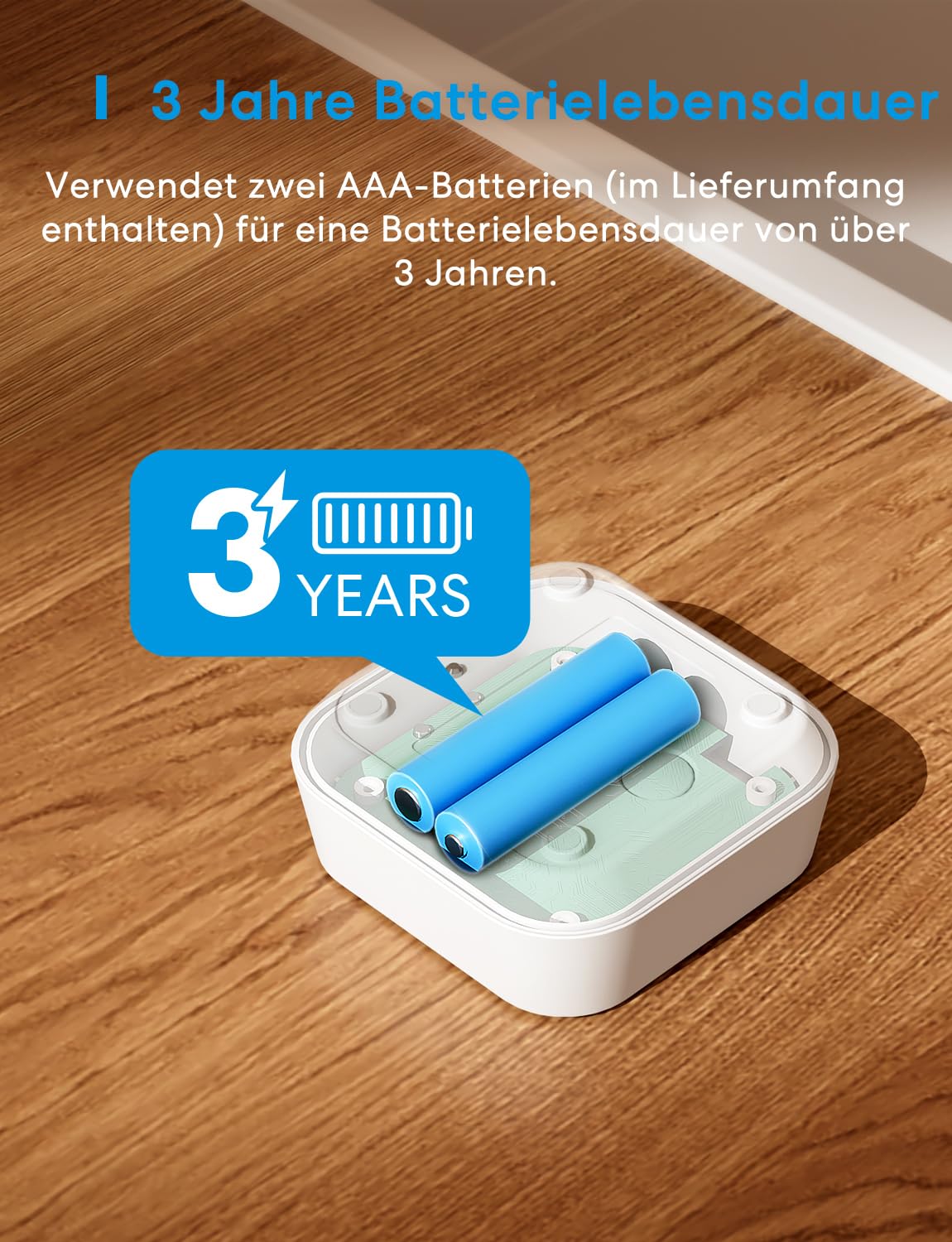 Meross Smart Wassermelder mit Hub MSH400 | Wasserlecksensor WLAN 0,3 mm Erkennung | bis 100dB Sensor & APP & Hub-Alarm | Smart Wasseralarm Melder für Küche, Badezimmer, Keller | Batterie für 3 Jahre 9