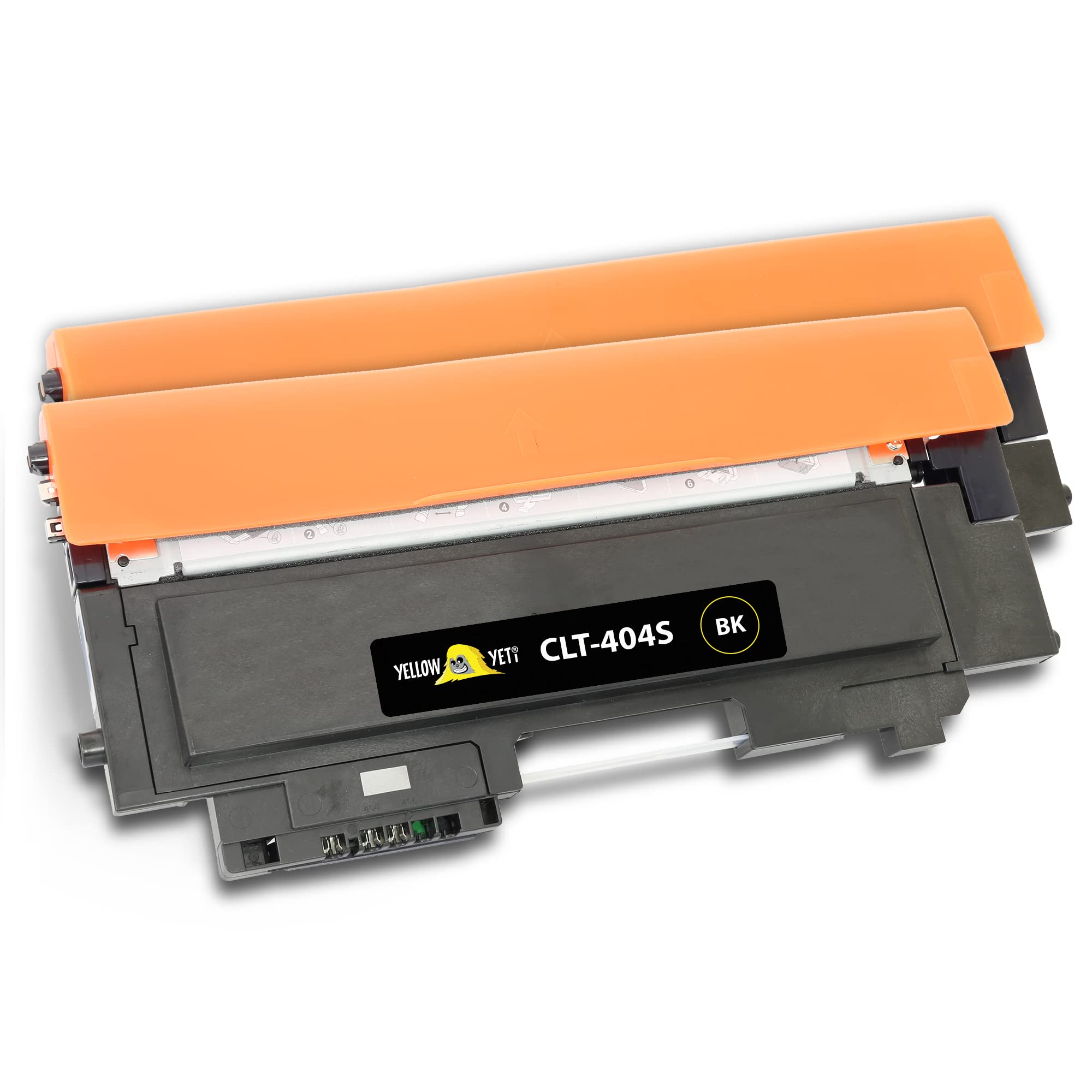 YELLOW YETI CLT K404S 404S Toner Cartridge Compatible with Samsung Xpress SL-C430 SL-C430W SL-C480 SL-C480FW SL-C480W SL-C480FN Black, 2 Pack