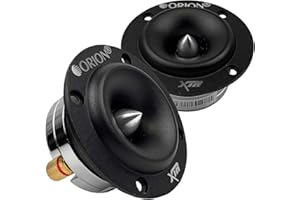 ORION XTR Series XTW350NE 3.2” Super Bullet Neodymium Tweeter | Aluminum Diaphragm, 1” Voice Coil, 110W RMS, 440W Max, Built-in Crossover - Pro Car Audio Tweeter (Pair)