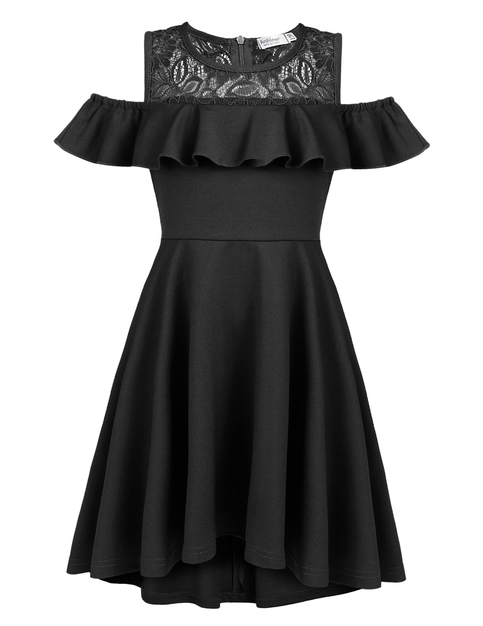 Vestidos Para Niñas Girls Summer Dress Cold Shoulder Swing