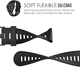 MoKo 6 Pack Silicone Bands for Garmin Fenix 3 5X Tactix Descent Mk1 w/Tools view 3