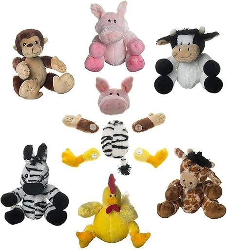 barnyard stuffed animals