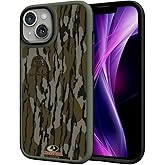 cellhelmet Fortitude Case for iPhone 15 | MagSafe Compatible | Dual Protection | Drop Test Certified | Shockproof Durable iPhone 15 Mossy Oak Case | Bottomland Camo in Olive Green