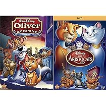 Amazon Com Cat Tales Dog Adventures Disney Aristocats Animated Movie Oliver Company Cartoon 2 Pack Movies Tv
