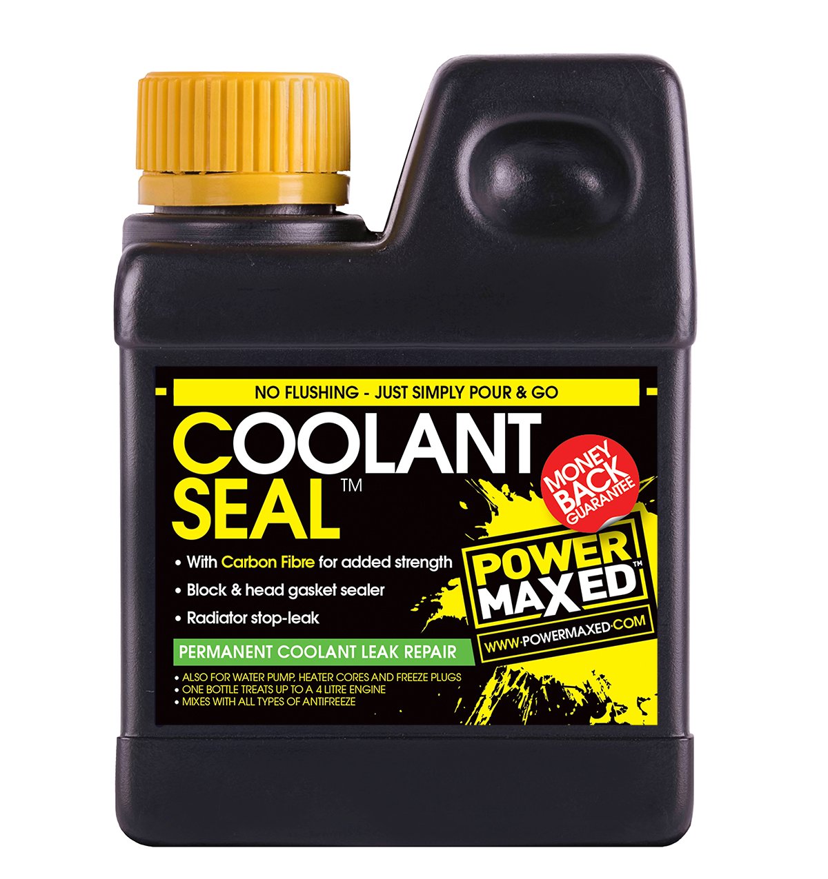Power Maxed Radiator Stop Leak & Coolant Leak Repair 250ml - Cooling System Sealant for Radiators, Heater Cores & Gaskets - Compatible with All Antifreeze & Coolant - Fast Acting Treatment