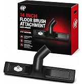 MP Maresh Products Floor Brush Attachments - Black, 14 inch with Wheels | Hardwood Floor Vacuum, Compatible with 1 /14" Shop Vac, Wall Duster, Baseboard Cleaner Tool, Central Vacuum System Attachment