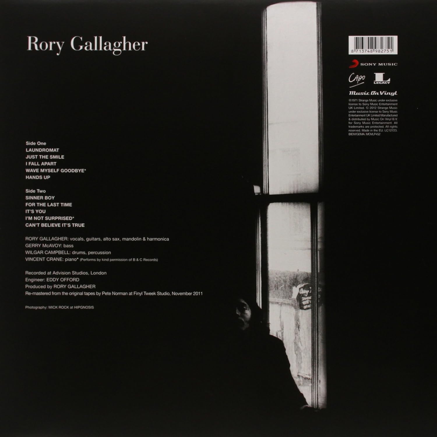Gallagher Rory Rory Gallagher Mov Version Amazon Com Music