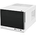 SilverStone Technology Ultra Compact Mini-ITX Computer Case with Solid Front Panel White & Black (SST-SG13WB-Q-USA)