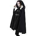 SUFCOMOU Cape Coat Women Hooded Poncho Cloak Vintage Plus Size Outwear Winter