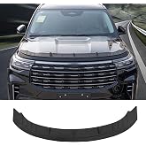 Maxzina TPE Hood Protector for 2020-2025 Ford Explorer Accessories | Matte Black Flexible Hood Shield Bug Deflector Stone Guard Bonnet Shield Paint Protection for 2024 Explorer Accessories