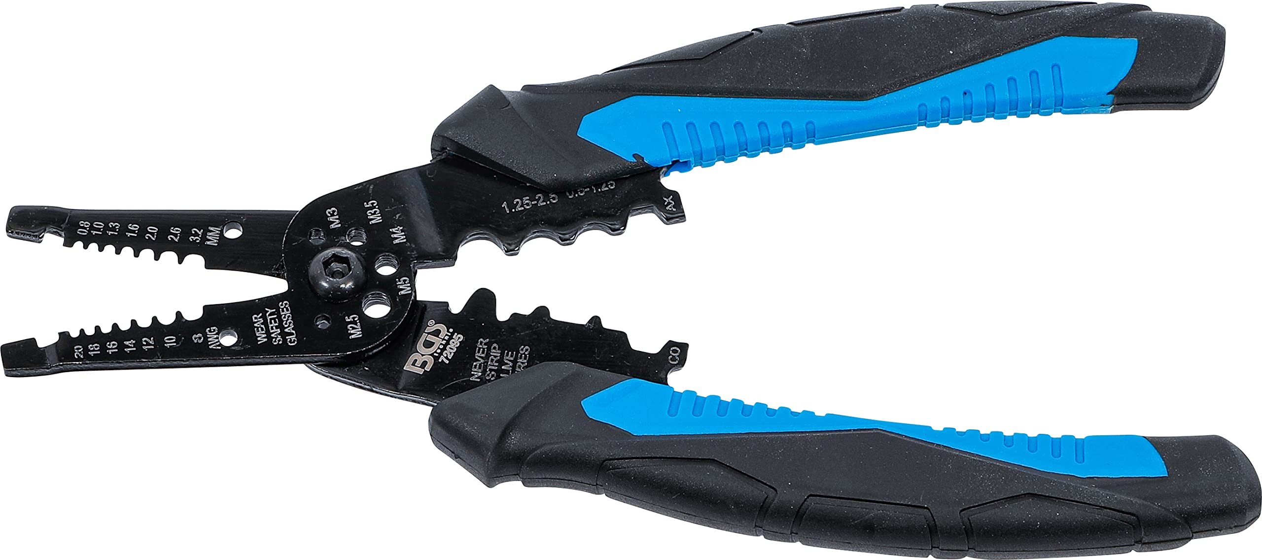 BGS 72095 | Cable Stripping and Crimping Pliers | 210 mm