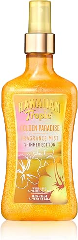 Hawaiian Tropic Golden Paradise Shimmer Mist 250ml Body Fragrance Coconut Sand view 1