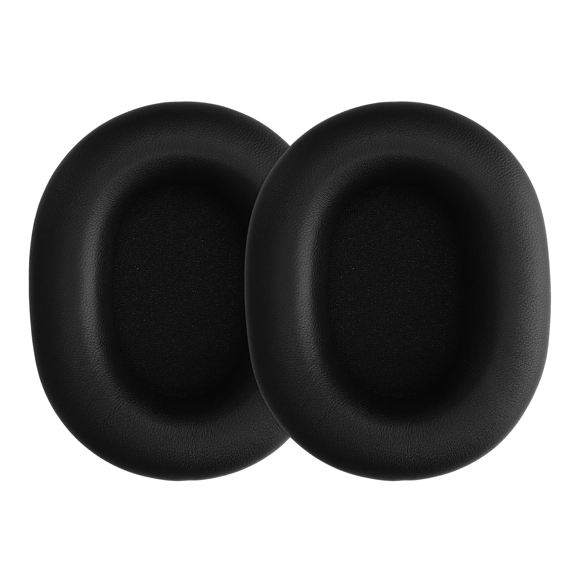 kwmobile Replacement Earpads Compatible with Sony WH-1000XM5-2x Sheepskin Headphones Pads - Black