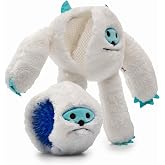 Flourish Pets 3-in-1 Multi-Layer Dog Toys for Aggressive Chewers | Non-Toxic BPA Free Double Stitched Soft Fabric Exterior | Long-Lasting Dog Plush Toys Small Yeti 8"