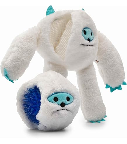 Amazon.com: Multipet Yeti Betty Plush Monster with Squeaker 10