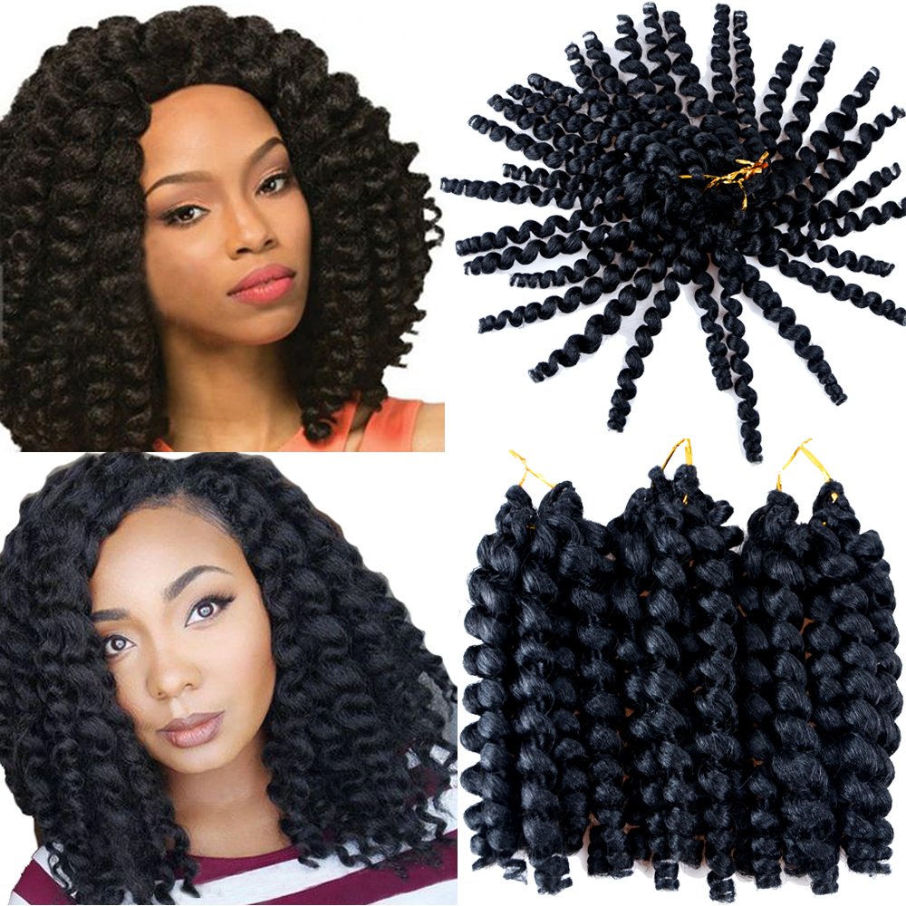 Amazoncom Hot Sale 8 Inch Jumpy Wand Curl Crochet Braids