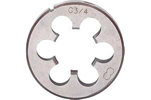 Pipe Round Die, G3/4 Thread Die, Pipe Thread Die, Threading Screw Die for Tap G3/4, Threading Hand Tools, Outer Diameter 55mm