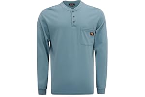 KONRECO FR Shirts for Summer Flame Resistant Shirt 5.5oz Light Weight&7oz CAT2 Henley Shirts