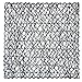 DII Woven Paper Square Decorative Placemat or Charger for Holidays, Parties, and Décor (16