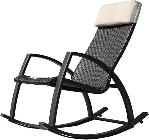 Amazon Com Grand Patio Weather Resistant Wicker Rocking Chair
