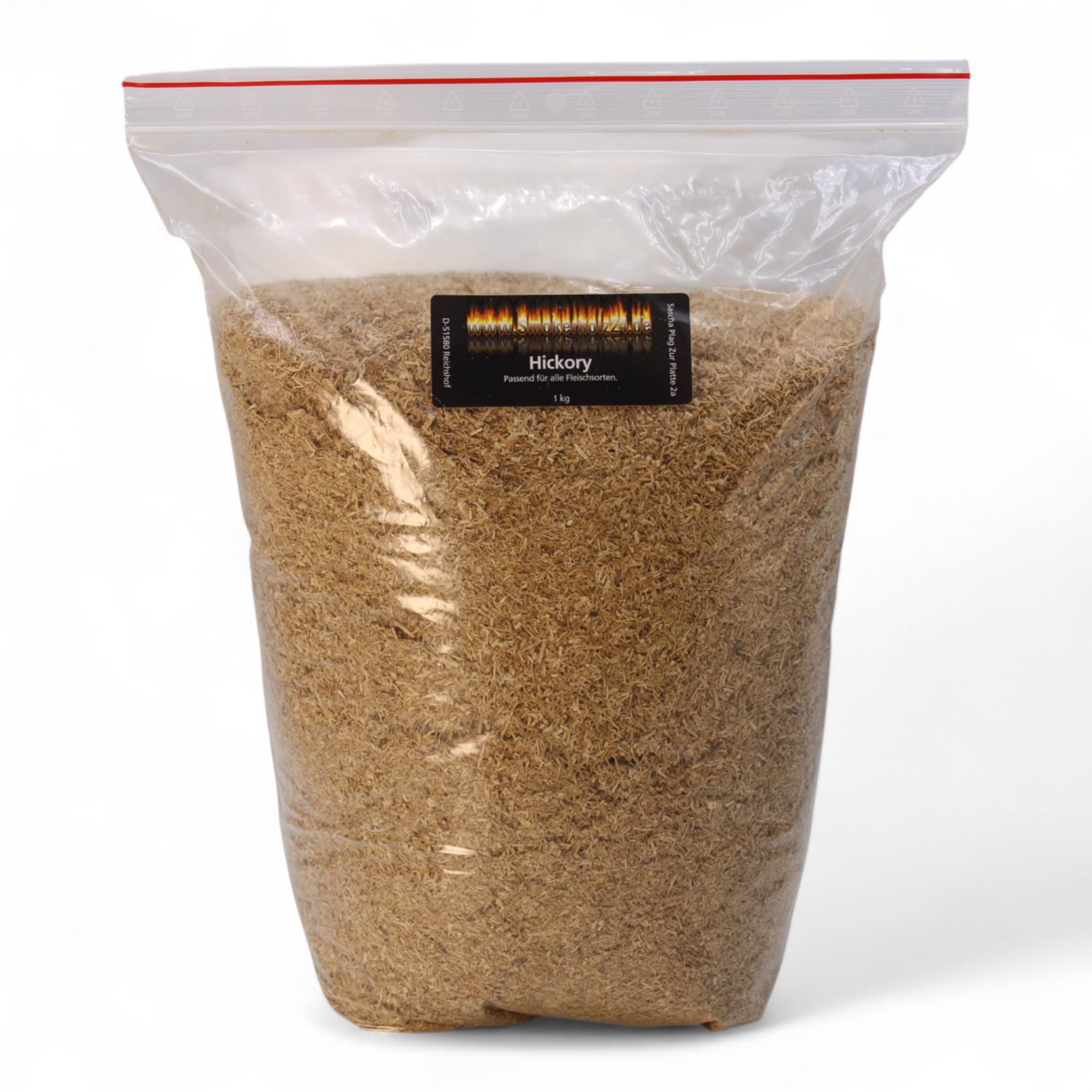 Smokerholz24.de Hickory Smoking Flour BBQ 1 kg for Cold and Warm Smoking.